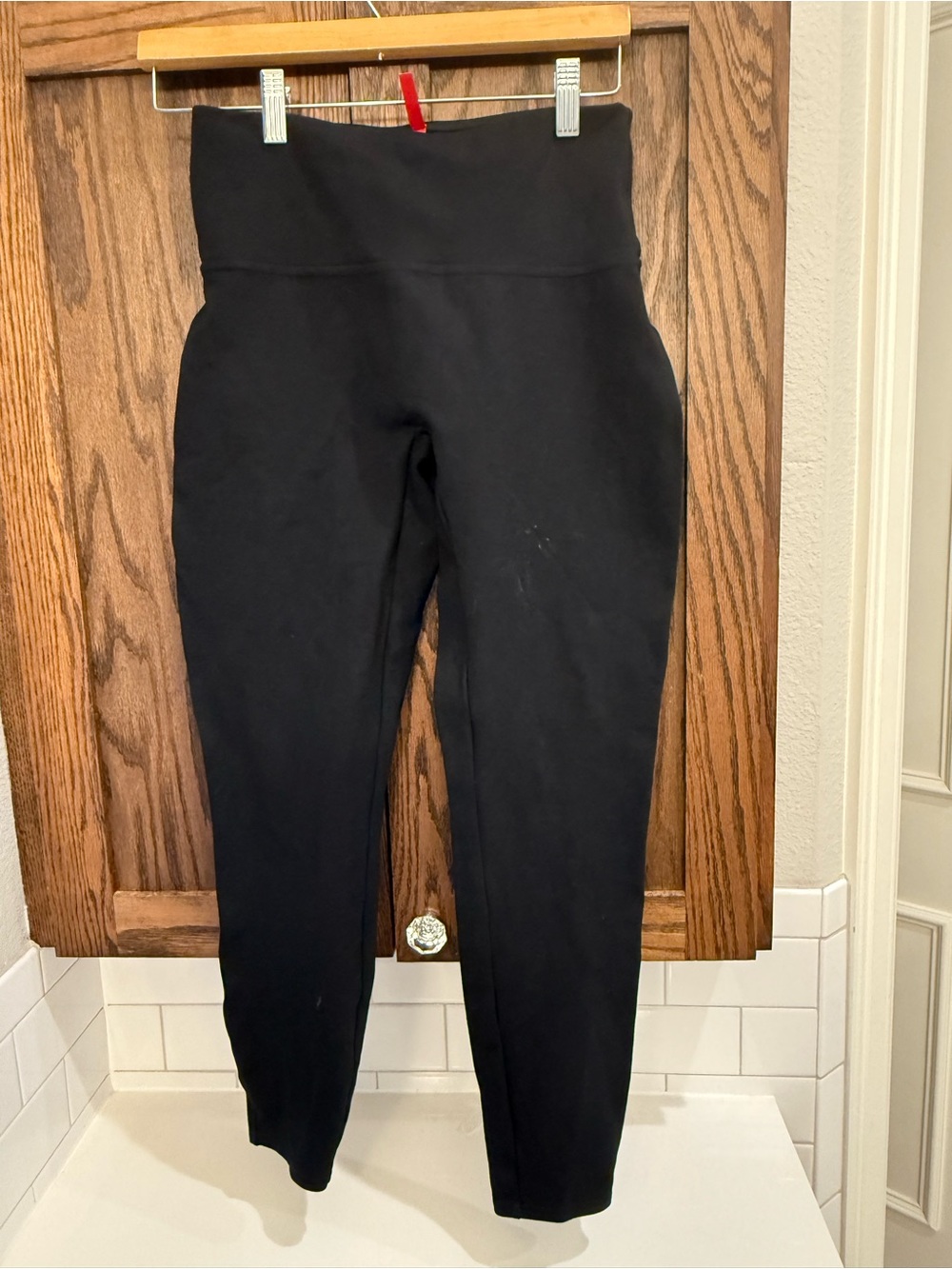 SPANX The Perfect Pants Black Ponte Knit Leggings